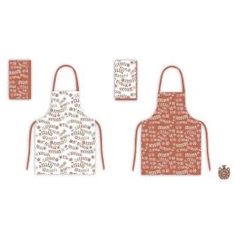 DKD Home Decor Delantal de Cocina Cottage Aldea 21 Poliéster Terracota Blanco 60x80 cm Set de 2 Precio: 10.89726. SKU: B18WGA6V6R