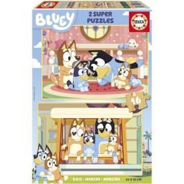 Educa Puzzle Infantil de Madera Bluey - Incluye 2 Puzzles de 16 Piezas - Ideal para Niños y Niñas a partir de 3 Años Precio: 9.99944. SKU: B1287HWV5Z
