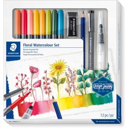 STAEDTLER 61 3001-1 Set Acuarela "Design Journey" Flores, 12 piezas, 100% EFC Precio: 33.4999995. SKU: B1JNXEWSRM