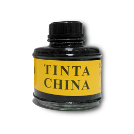 Artist Tinta China Negra Bote 60 ml Para Papel Y Cartón Totalmente Opaca