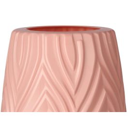 Jarrón Ovalado de Plástico con Relieve, 23 cm - Giftdecor, Colores Surtidos (24 Unidades)