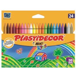 Lapices Cera Plastidecor Caja De 24 Colores Surtidos Precio: 5.79000004. SKU: B1J9E498MV