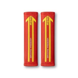 Set Almohadillas Momo Cinturon Coche Rojo Mate MOMLSHPE4CR