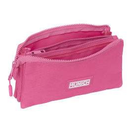 Portatodo Triple Munich Basic Fucsia 22 x 12 x 3 cm