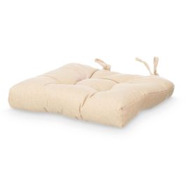 Giftdecor Set 2 Cojines Silla Beige 40x40x16 cm Tela Poliester (Set de 6)
