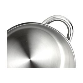 Fagor Cacerola Silverinox de Acero Inoxidable 18/10 con Tapa Ø20 x 9 cm, Fondo Termodifusor, para Todo Tipo de Fuegos