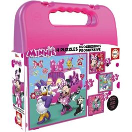 Educa Puzzles Progresivos Minnie Happy Helpers 12-16-20-25 Piezas en Maletín Precio: 9.99944. SKU: S2403655