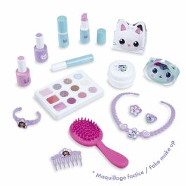 Smoby SMO3032163201663 Maleta de Belleza Gabby y la Casa Mágica con 13 Accesorios para Peinado, Uñas y Maquillaje