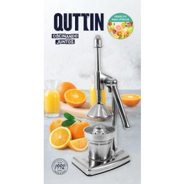 Quttin Exprimidor de Zumo Inoxidable, 13 x 37 x 18.5 cm (6 Unidades)