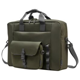 HP Bolsa modular para portátiles de 15,6 pulgadas, Bandolera, Verde/Gris, Resistente al agua