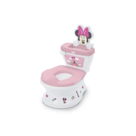 Bright Starts BRI17553 Orinal y Reductor 2 en 1 Minnie MySize con Asiento Extraíble para Fácil Limpieza
