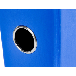 Liderpapel Archivador de Palanca Folio Documenta Forrado PVC con Rado Lomo 75mm Azul Compresor Metálico
