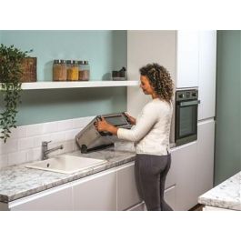 Ninja SP101EU Minihorno de Sobremesa 8 en 1 Vertical Compacto con Tecnología Digital Crisp y Aire Caliente - Ideal para Cocinas Pequeñas