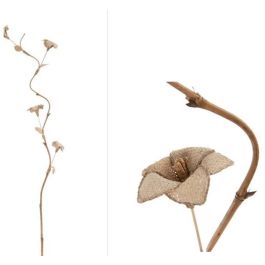 DKD Home Decor Decoración para el Hogar Estilo Boho, Fabricada en Bambú Natural con Detalles Florales - 180 cm Alto (5x10 cm) - Set de 10 Unidades Precio: 131.78999955. SKU: B176MRHS76