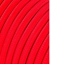 Edm Carrete cable cordón tubular H03VV-F 2 x 0,75 mm² rojo, 5 m