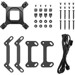 DeepCool MYSTIQUE 240 ARGB Refrigeración Líquida Todo en Uno, Radiador 240mm, Iluminación ARGB Negro