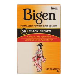Bigen 58 Black Brown 6 Gr - Coloración Baño de Color Precio: 3.78999951. SKU: S4245204