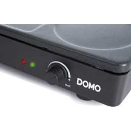 Domo DO8712W Gourmet-Set 3 en 1: Wok, Panqueques y Grill 1000W para 4 personas con Placa Antiadherente y Termostato Regulable