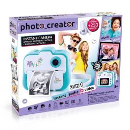 Canal Toys CLK 001 Cámara de impresión instantánea 3 en 1 para niños: fotos al instante, personaliza con marcadores y pegatinas, impresión térmica sin tinta Canal Toys CLK 001 Cámara de impresión instantánea 3 en 1 para niños: fotos al instante, personaliza con marcadores y pegatinas, impresión térmica sin tinta