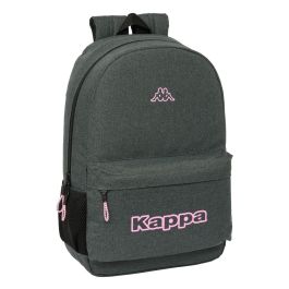 Mochila Escolar Kappa Silver pink Gris 30 x 14 x 46 cm Mochila Escolar Kappa Silver pink Gris 30 x 14 x 46 cm