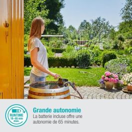 Gardena 2000/2 18V P4A Bomba para Colector de Agua de Lluvia con Batería 18V 2.5Ah y Cargador, 2000 l/h, 2.0 bar Gardena 2000/2 18V P4A Bomba para Colector de Agua de Lluvia con Batería 18V 2.5Ah y Cargador, 2000 l/h, 2.0 bar