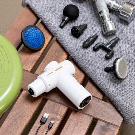 Pistola de Masaje Muscular con Frío y Calor Hokgun InnovaGoods Pistola de Masaje Muscular con Frío y Calor Hokgun InnovaGoods
