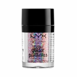 NYX PROFESSIONAL MAKE UP Glitter Pailletes Sombra de Ojos Polvo Metallic para Rostro y Cuerpo #Beauty Beam 2,50 g Cruelty Free