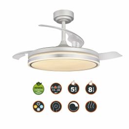 Ventilador de Techo CristalRecord RETRACT MOSS Gris 72 W