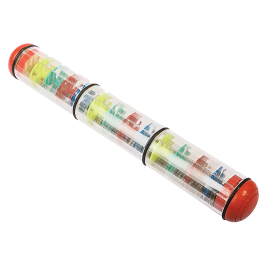 Amaya Palo de Lluvia 30 cm de Polietileno y Bolas Metálicas - Instrumento Musical