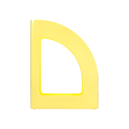 Q-connect Revistero Plástico Amarillo Pastel 320x250x80 mm