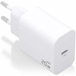 AISENS - CARGADOR GaN 20W, 1xUSB-C PD3.0, BLANCO