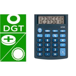 Liderpapel xf06 Calculadora de Bolsillo 8 Dígitos Solar y Pila Color Azul 98x62x8 mm Precio: 4.68999993. SKU: B1ARJXXT6B