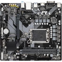 Gigabyte GA-B760M H DDR4 (1700) (D) Placa Base Intel B760M H DDR4 Socket LGA 1700 DDR4