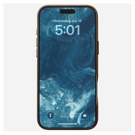 Nomad Funda Leather Case para Apple iPhone 16 Pro Max (6.9") - Cuero Tradicional Marrón - Compatible con MagSafe - NM01389385