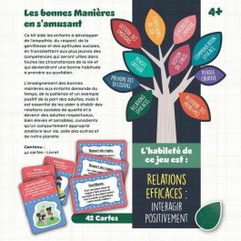 Lisciani Giochi LIS8008324110100 Juego Educativo de Cartas: Buenos Modales y Habilidades para la Vida con Tarjetas Ilustradas