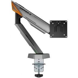 AISENS - SOPORTE DE MESA RGB GAMING CONTRAPESO GIRATORIO E INCLINABLE PARA MONITOR/TV 16KG (3 PIVOTES, 1 BRAZO) DE 17-49, NEGRO-GRIS