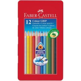Lapices Acuarelables Faber-Castell Colour Grip Estuche Metal De 12 5 unidades Precio: 9.78999989. SKU: B18TQH5KB3