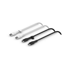 Belkin CAB009bt1MBW2PK Cable USB-C a USB-C Boost Charge de Silicona, 1m, Pack 2 Unidades (Blanco/Negro), Carga Rápida y USB PD Precio: 13.59000005. SKU: B153YBA3CA