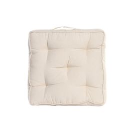 DKD Home Decor Cojín de Suelo Básico Beige de Lino y Algodón con Asa - Pack de 4 Unidades de 40x40x8 cm Precio: 25.21398. SKU: B1CKRQDAD7