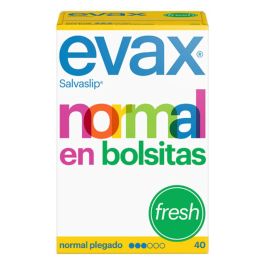 Evax Salva-Slip Normal Fresh en Bolsitas, con Tacto de Algodón, Anti Olor, Núcleo Superabsorbente, 40 unidades Precio: 2.5900004. SKU: S0572979