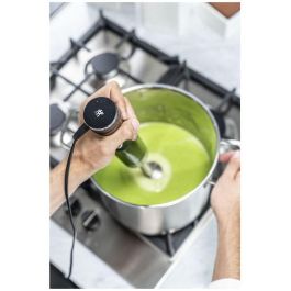 Zwilling 53104-901-0 Batidora de Inmersión ENFINIGY Stabmixer Negra 800W con 9 Velocidades y Función Pulso