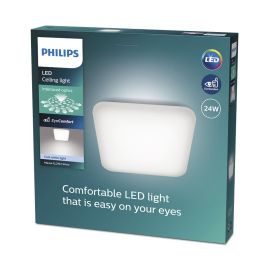 Philips Mauve Plafón LED cuadrado 24W 4000K 3000LM 43x43x7.5 cm Philips Mauve Plafón LED cuadrado 24W 4000K 3000LM 43x43x7.5 cm