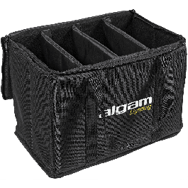 ALGAMLIGHT Funda Acolchada de Nylon 40x26x30 cm para Transporte y Protección de Equipos, con Tabiques Extraíbles y Asa
