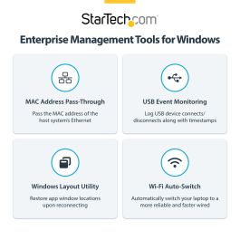 Hub USB Startech DK30C2DPEPRUE Gris