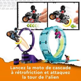 Lego City Stuntz 60361 El desafío final para los ciclistas de Cascadon, el juguete de motocicleta para 1 o 2 jugadores