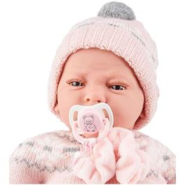 Muñecas Arias Muñeca Elegance Dafne 40 cm Cuerpo Blando Traje Rosa Cojín Muñeco con Peso