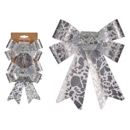 Set 2 Lazos Pvc 14X20 Cm Estampado Plata Krist+ (48 Unidades) Precio: 76.89000055. SKU: B1FFKZMR6K