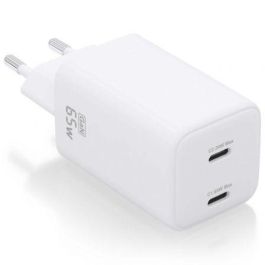 AISENS - CARGADOR GaN 65W, 2xUSB-C PD3.0 QC4.0, BLANCO Precio: 14.49999991. SKU: B1KAKBN9TE