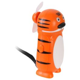 Jeux 2 momes Ventilador Infantil Animal Portátil (Vaca, Panda, Cerdo, Tigre, Pato, Mono) con Correa y Hélice Blanda - Funciona con Pilas AA Precio: 3.50000002. SKU: B1HP2NCZ4L