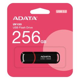 ADATA Pendrive UV150 256GB USB 3.2 Gen 1 100MB/s Negro Tapa